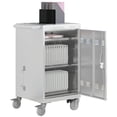 thumbnail image 1 of Aukfa 35-Unit Mobile Charging Cart, Classroom Locking Charging Station up to 16-inch Chromebooks and Laptop, White, 1 of 10