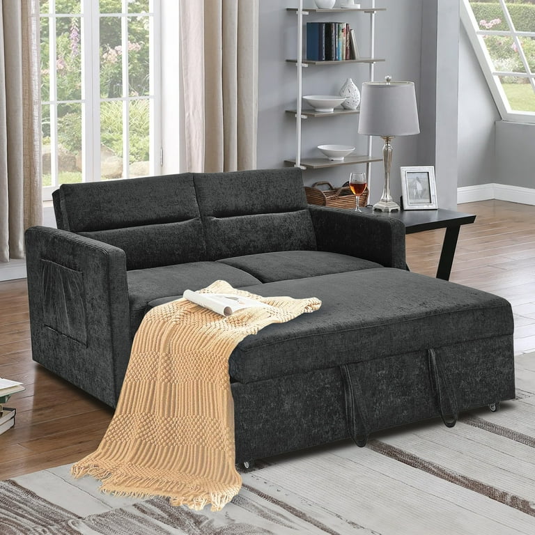 Convertible sleeper loveseat hot sale