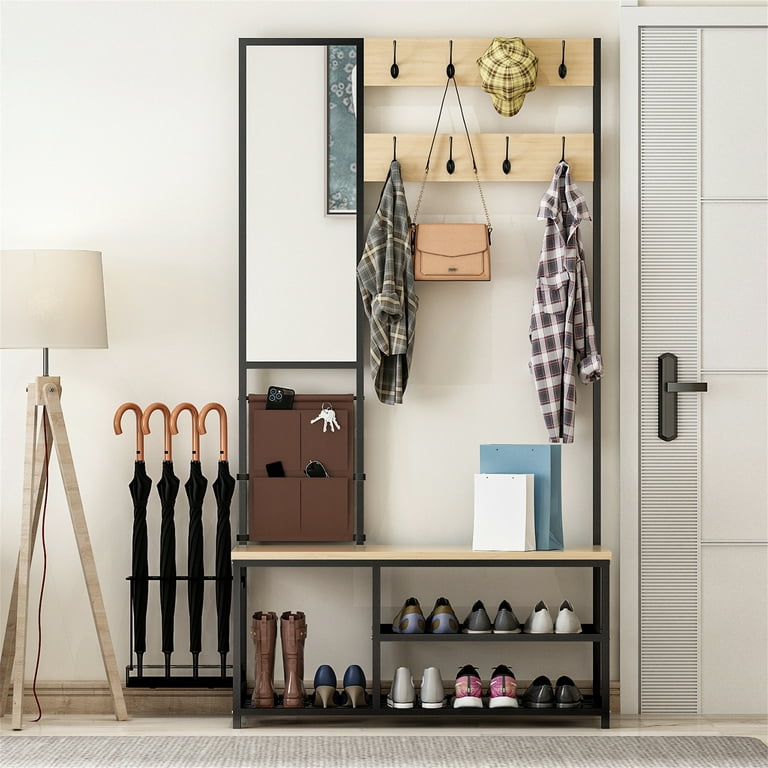 https://i5.walmartimages.com/seo/Aukfa-6-in-1-Coat-Rack-with-Bench-73-Hall-Tree-with-8-Hooks-and-Shoe-Storage-Freestanding-for-Entryway-Oak_a1053d2e-8d2e-4189-852d-7931cca1eb47.635f70898e0a03fe287b755e8856c160.jpeg?odnHeight=768&odnWidth=768&odnBg=FFFFFF