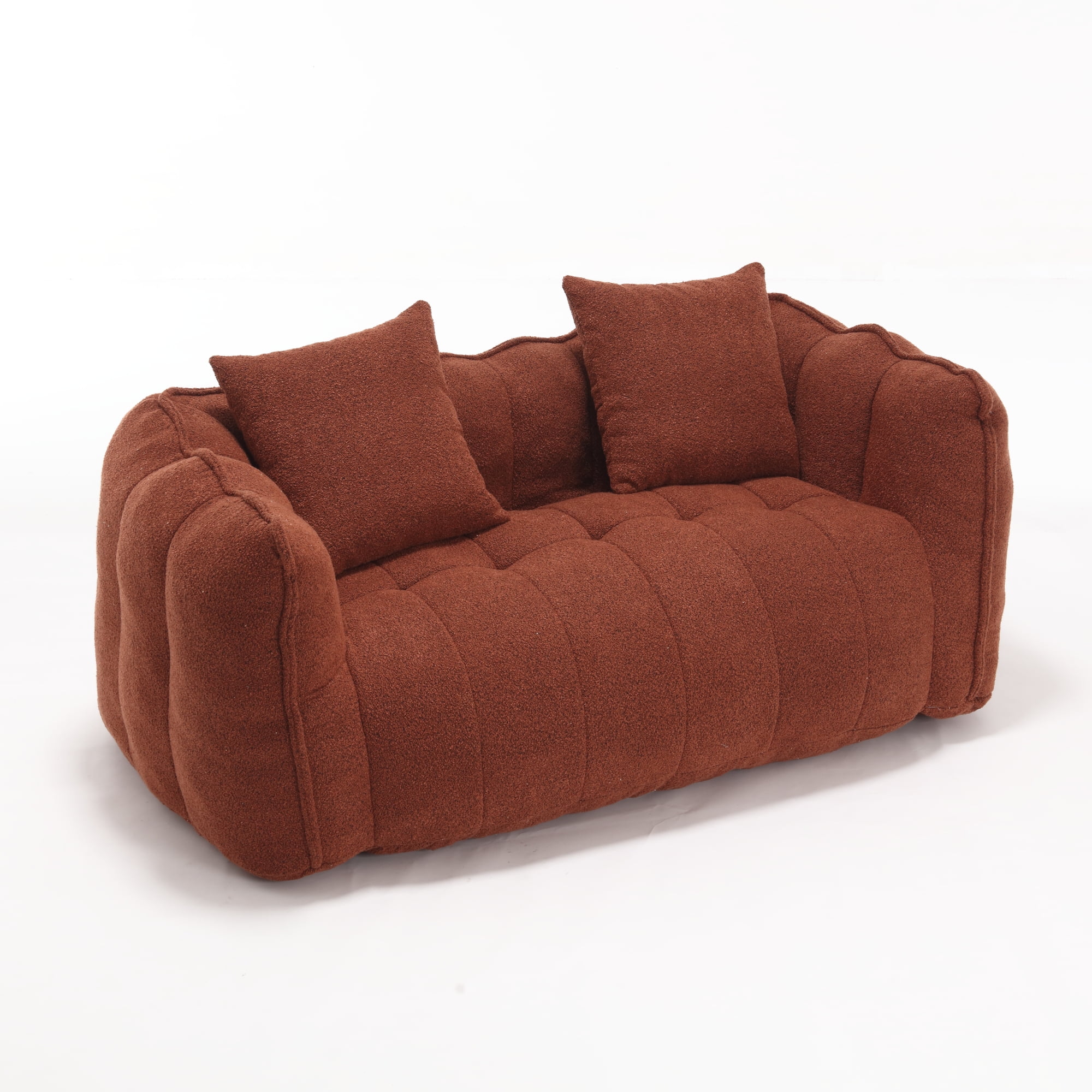 Aukfa 65 Compressed Loveseat Sofa - No Assembly Required - Walmart.com