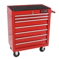 thumbnail image 1 of Aukfa 7-Drawer Steel Rolling Tool Box on Wheels, Red, 1 of 11