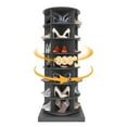 thumbnail image 1 of Aukfa 7-Tier Rotating Shoe Rack Tower, 360°Spinning Shoe Display Closet Organizer, Gray, 1 of 9