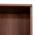 thumbnail image 1 of Aukfa 70.87" Tall Bookshelf with Cabinet,Modern Cube Storage Organizer for Living Room,Walnut, 1 of 8