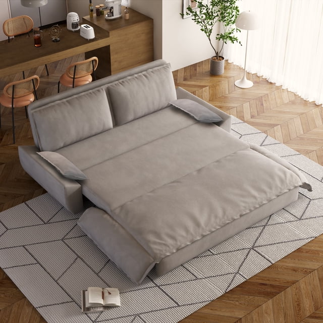 Photo inspiration: Visual Reference: Aukfa 70 Pull Out Sofa Bed Loveseat Queen Sleeper Sofa