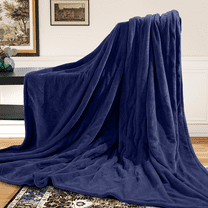 Aukfa 84" x 100" Electric Heated Blanket Throw, Double Controller, Detachable to Two Blankets, Blue