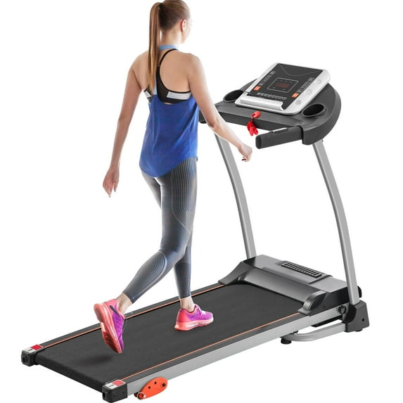 Aukfa AK-SF02-009 Folding Treadmill with Incline 300 lb Weight Capacity 7.5 mph Speed