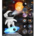 thumbnail image 1 of Aukfa Astronaut Galaxy Projector 13-in-1 Ultra Clear Planetarium Star Projector with Rocket Night Light for Kids & Adults, Bedroom Ceiling Space Decor, 1 of 8