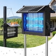 thumbnail image 1 of Aukfa Bug Zapper Outdoor, 1 Acre Rechargeable Mosquito & Fly Zapper, Dual Solar Panels, IPX5, 1 of 10
