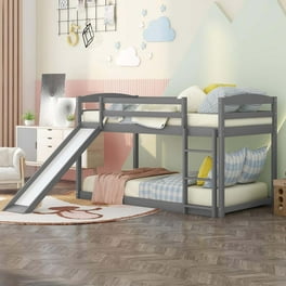 Coaster Multi Functional Twin Over Futon Metal & Wood Bunk