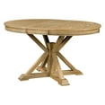 thumbnail image 1 of Aukfa Extendable Dining Table for 6, 42"-54" Round Kitchen Table with Butterfly Leaf for Dining Room/Living Room, Natural Wood, 1 of 8