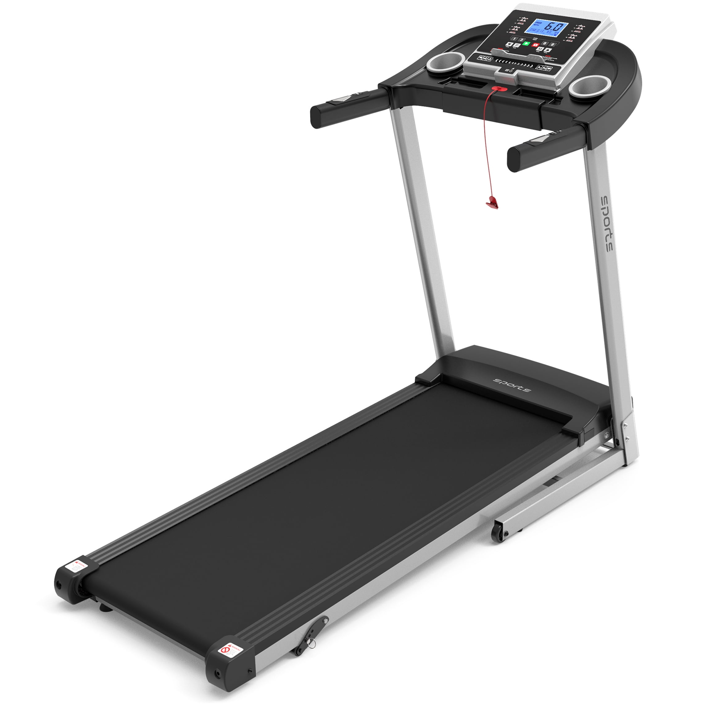 Aukfa Folding Treadmill, UltraQuiet 2.5HP Fitness Motorized Running