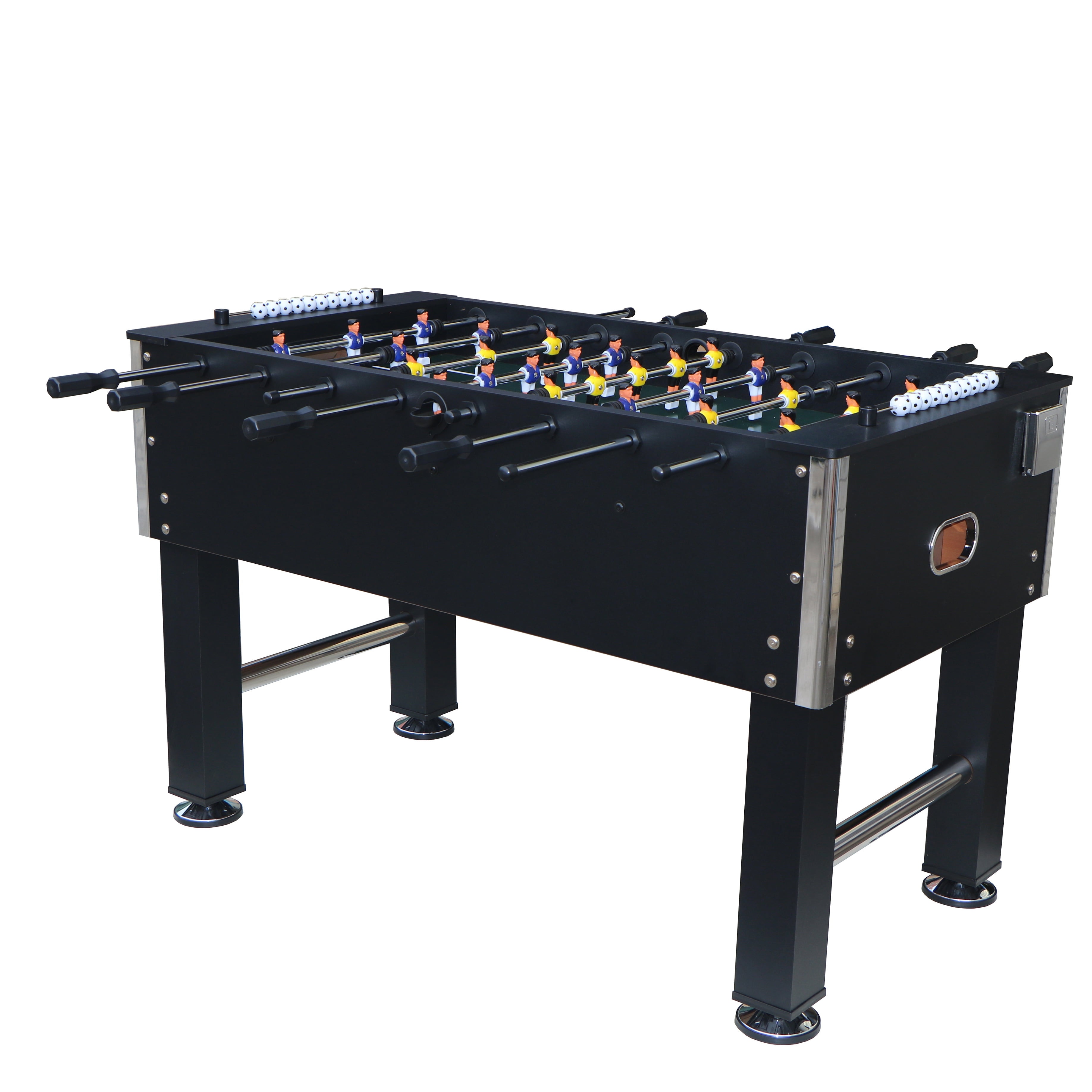 Aukfa Foosball Table Soccer Game Table Kid's Soccer Arcade, Black
