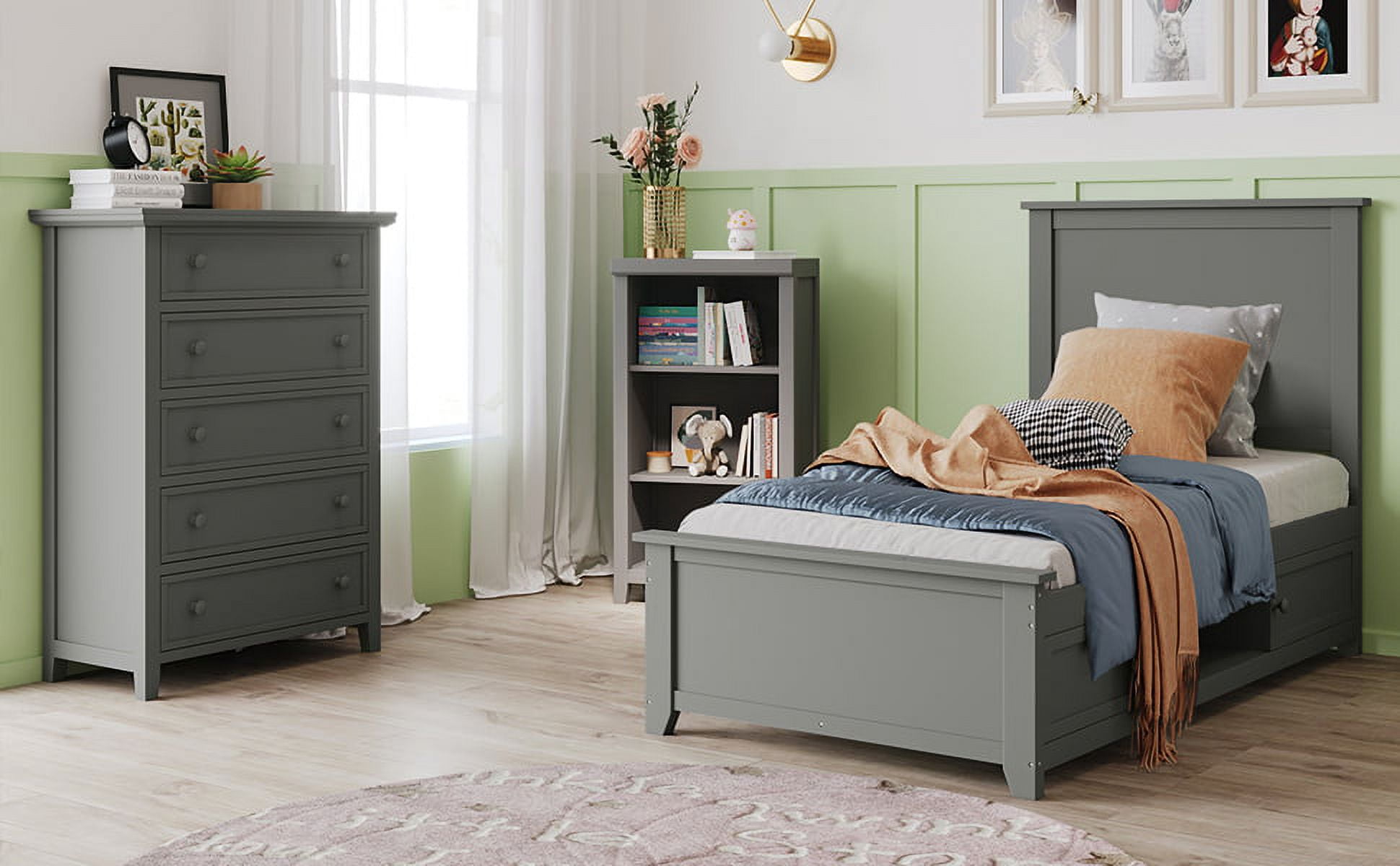 Solid wood sale twin bedroom sets
