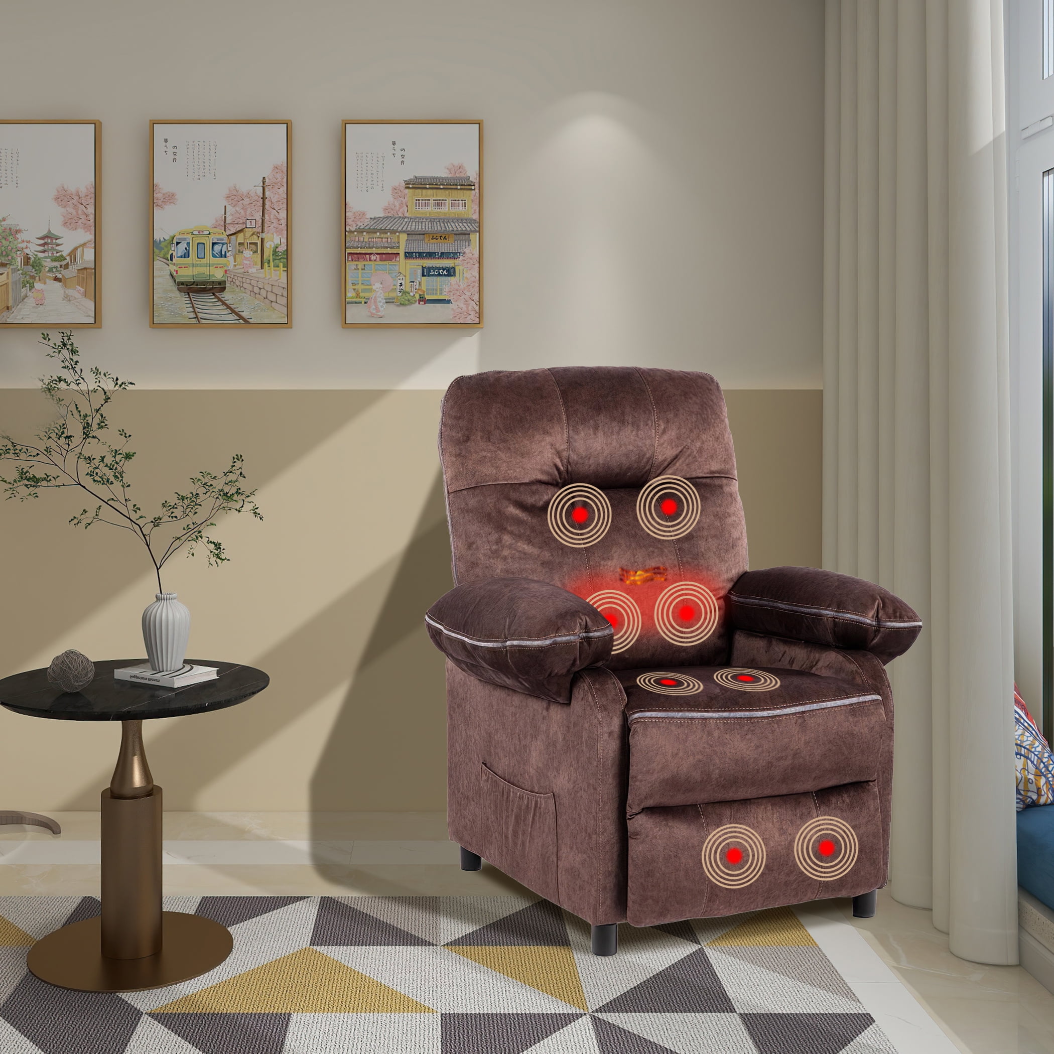 Shell Lotus Tub Chair Tub Chair Bedroom Cocktail Chair Velvet