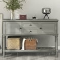 thumbnail image 1 of Aukfa Modern Buffet Table with Drawer - 47" Modern Console Table Side Sofa Table - Greige, 1 of 8