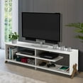 thumbnail image 1 of Aukfa Modern TV Stand for TVs up to 60" - TV Storage Cabinet for Living Room - White, 1 of 8