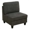 thumbnail image 1 of Aukfa Modular Sectional Couch Set - Single Sofa Chair- Flannel - Dark Gray, 1 of 10