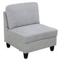 thumbnail image 1 of Aukfa Modular Sectional Couch Set - Single Sofa Chair- Flannel - Gray, 1 of 10