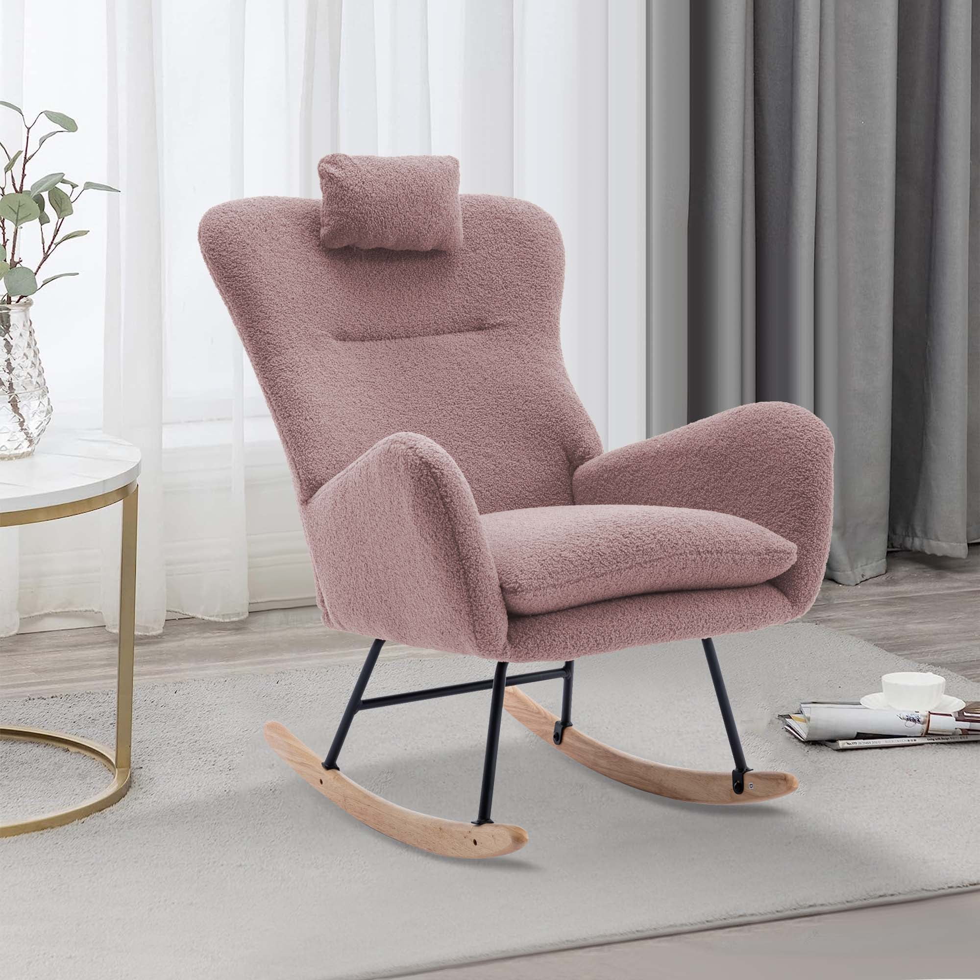 Wing back rocking chair hotsell
