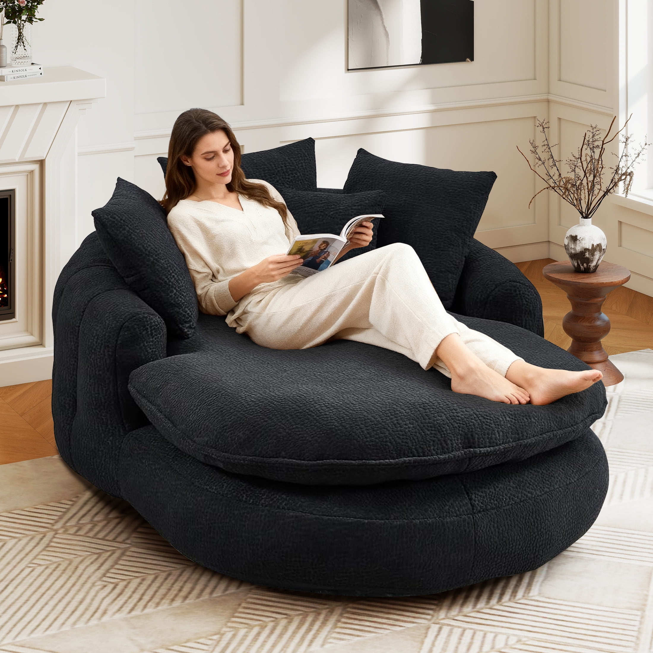 Aukfa Oversized Bean Bag Sofa, 59.84 Aukfa Oversized Bean Bag Sofa, 59.84