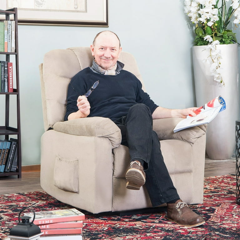 Aukfa Power Lift Chair Recliner Sofa for Elderly Leather Recliner