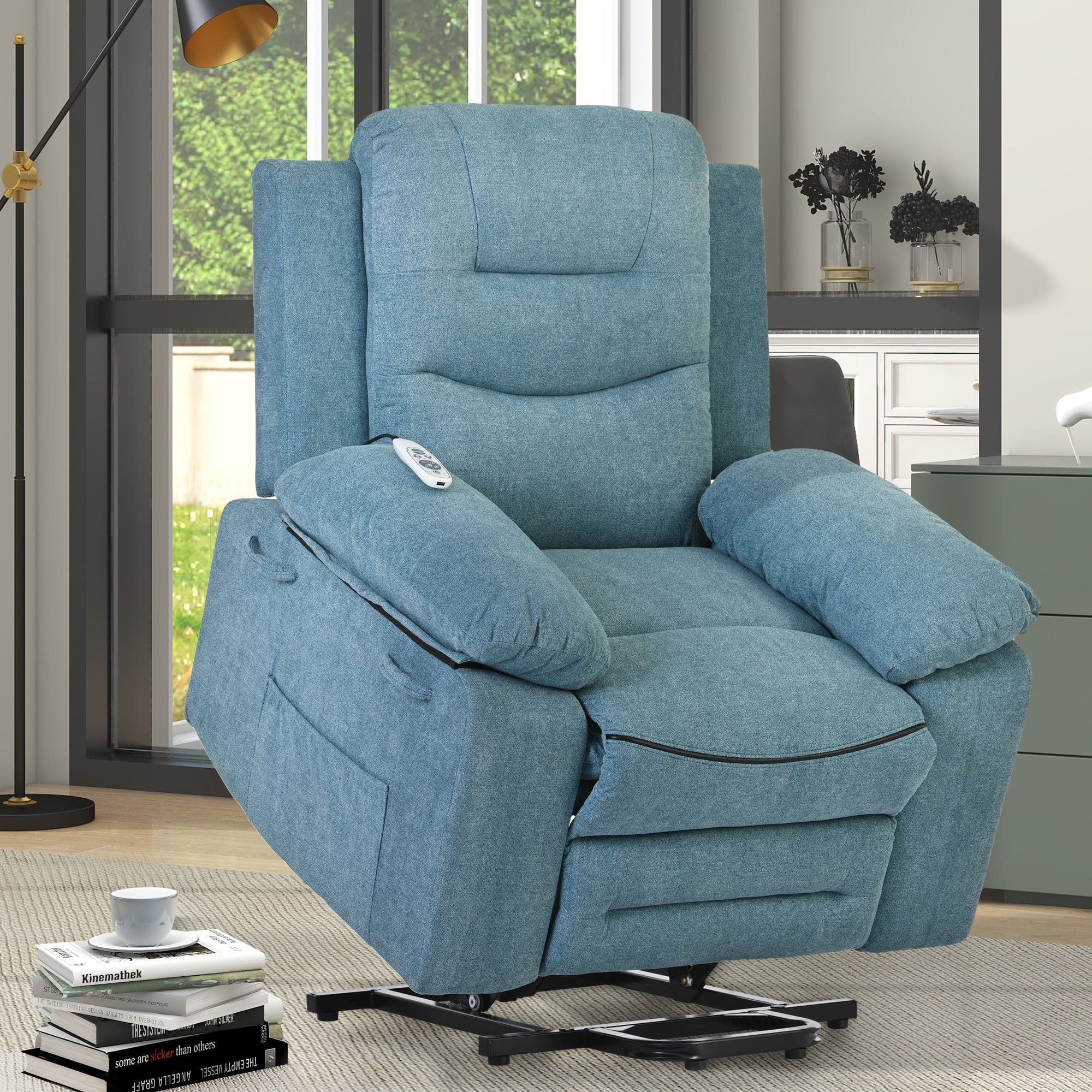 Aukfa Power Lift Massage Recliner Chair with Heat,Single Sofa Chairs