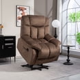 thumbnail image 1 of Aukfa Power Lift Recliner Chair Deep Seat Recliners with Infinite Position for Elderly Living Room, Brown, 1 of 10