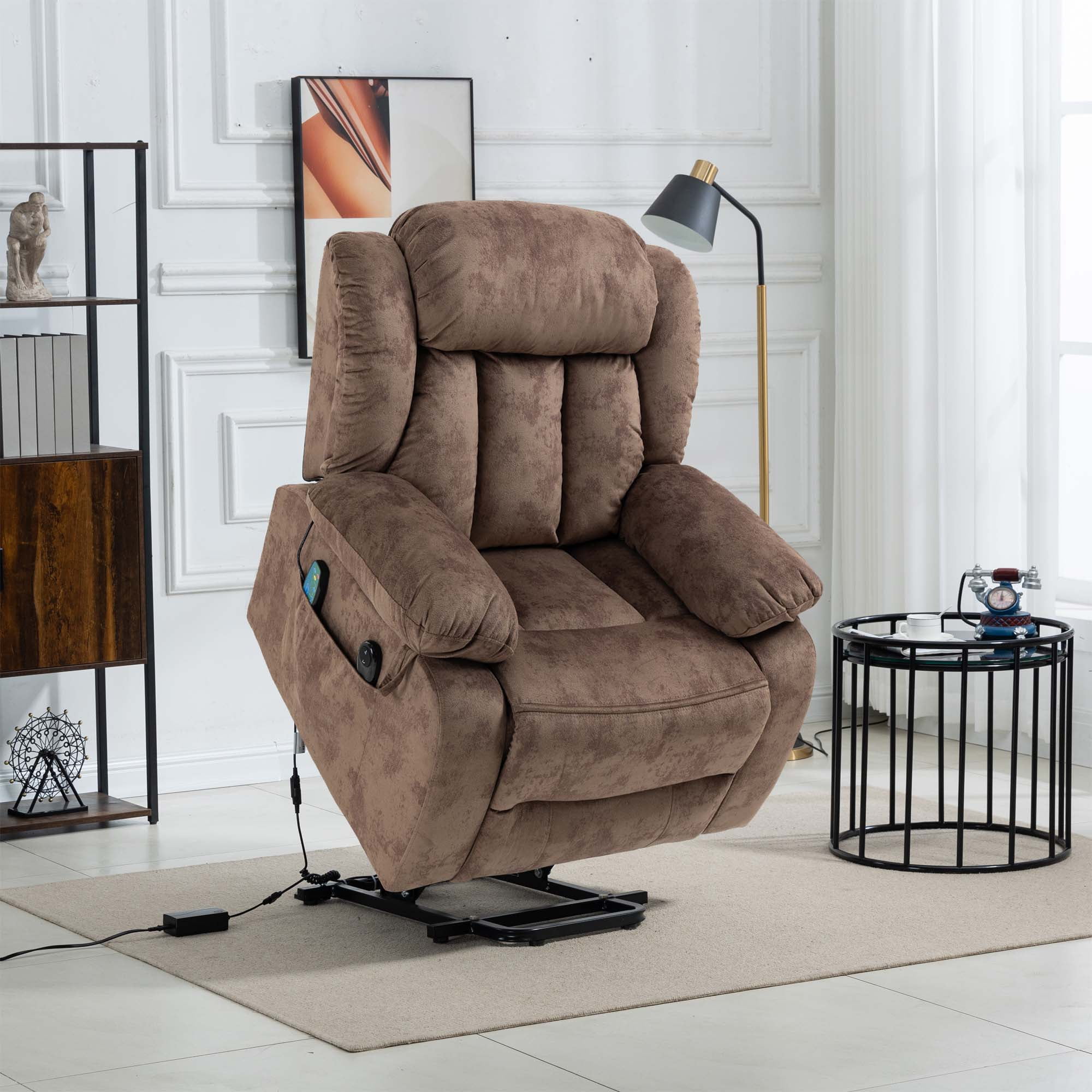 Aukfa Power Lift Recliner Chair with Massage and Heat Sofa Living Room