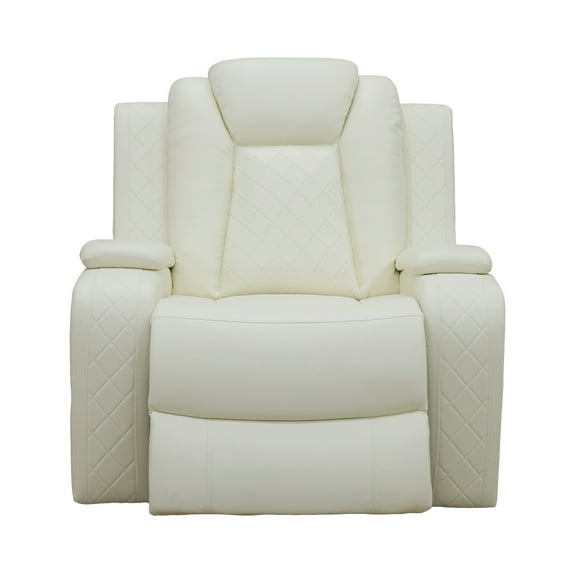Aukfa Power Recliner Chair Sofa with Storage and USB for Living Room,Beige