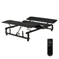 thumbnail image 1 of Aukfa Queen Adjustable Bed Frame, Electric Bed Base with Head & Foot Incline, Wireless Remote with Memory, Zero Clearance, Zero Gravity, Black, 1 of 9