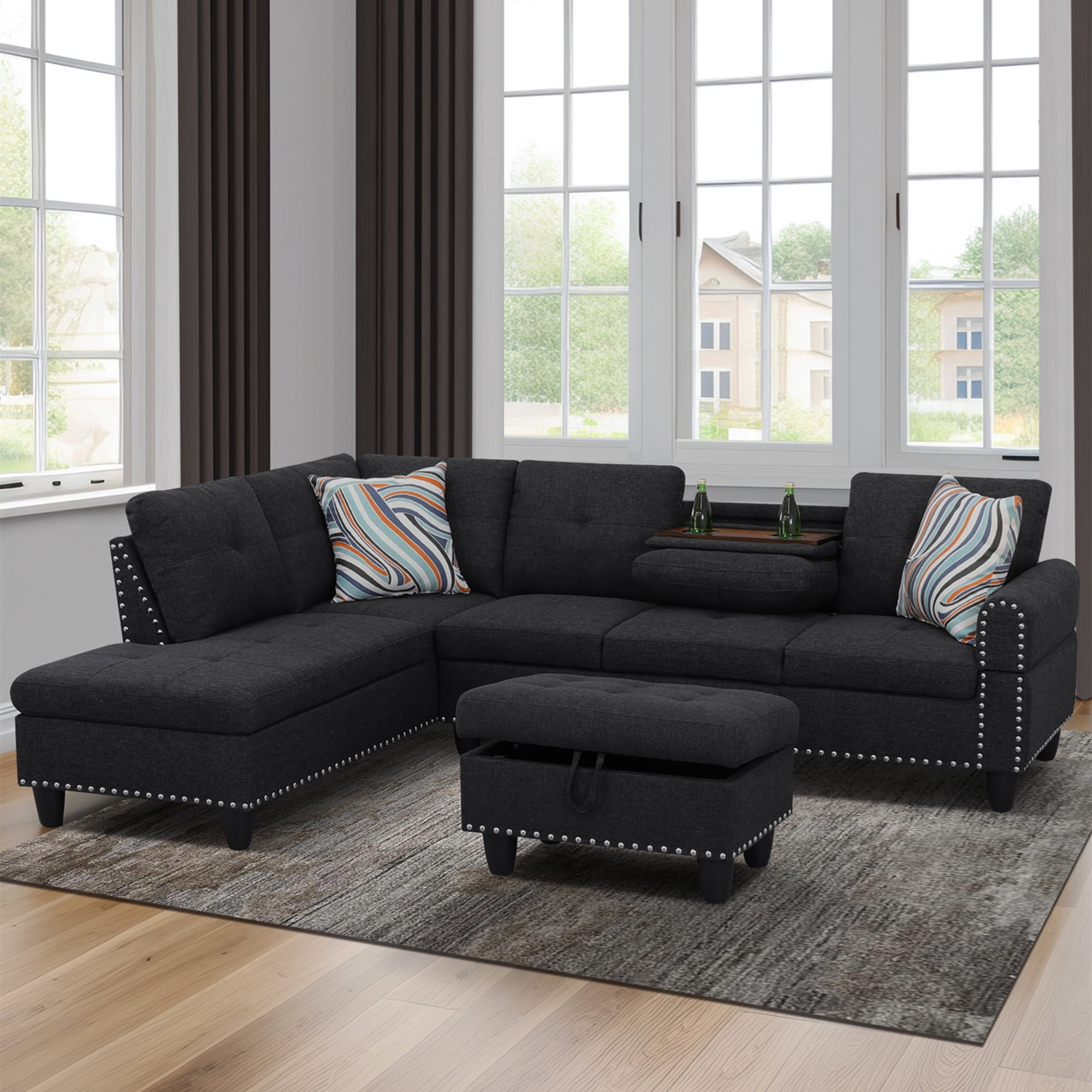 NHOL . ODE / EA-FOLDING SOFA GRAY ソファ Modern_Living_Room_Sofa_Two_Pi