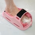 thumbnail image 1 of Aukfa Shower Foot Scrubber, Non-Slip Foot Washer Care for Exfoliating Cleaning, Pink, 1 Pcs, 1 of 11