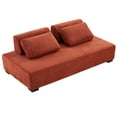 thumbnail image 1 of Aukfa Sofa Couch for Living Room, 85" Modular Sofa, 3 Seater Sofa Bed for Living Room Office, Orange, 1 of 6