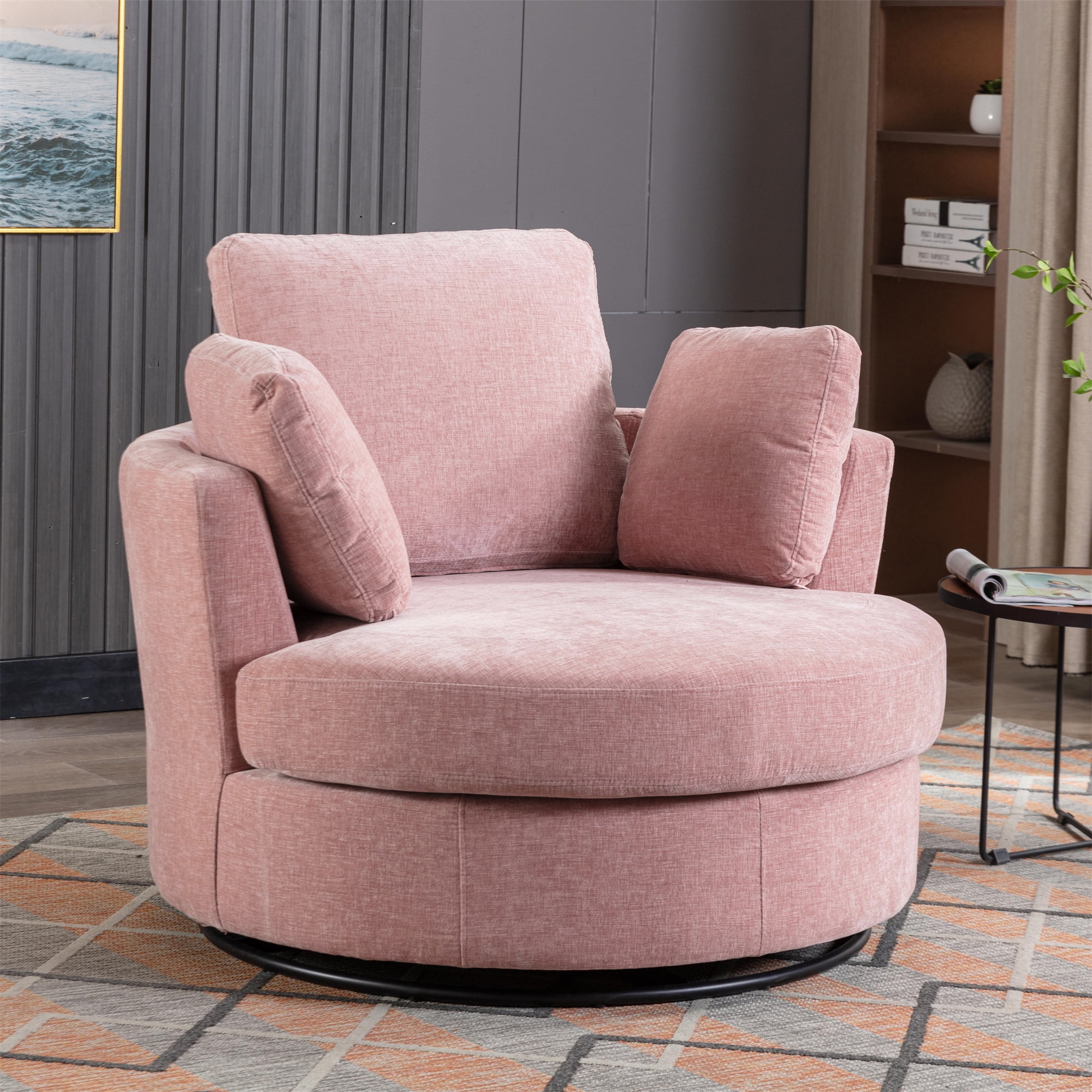 Oversized cheap pink chair