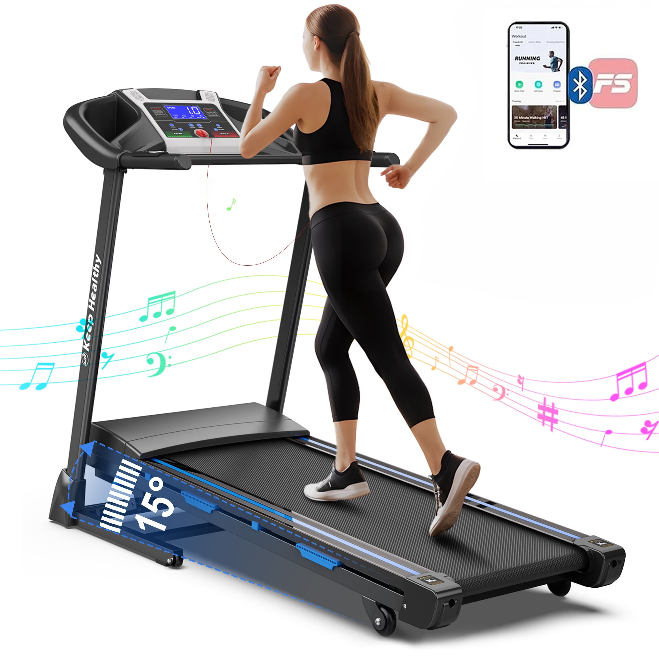 お買得!AUS15,000円◎K-Fiber◎SPEED FLEX 2◎9.7 Pacer 2 in 1 Auto Incline Under Desk Walking/Running Smart