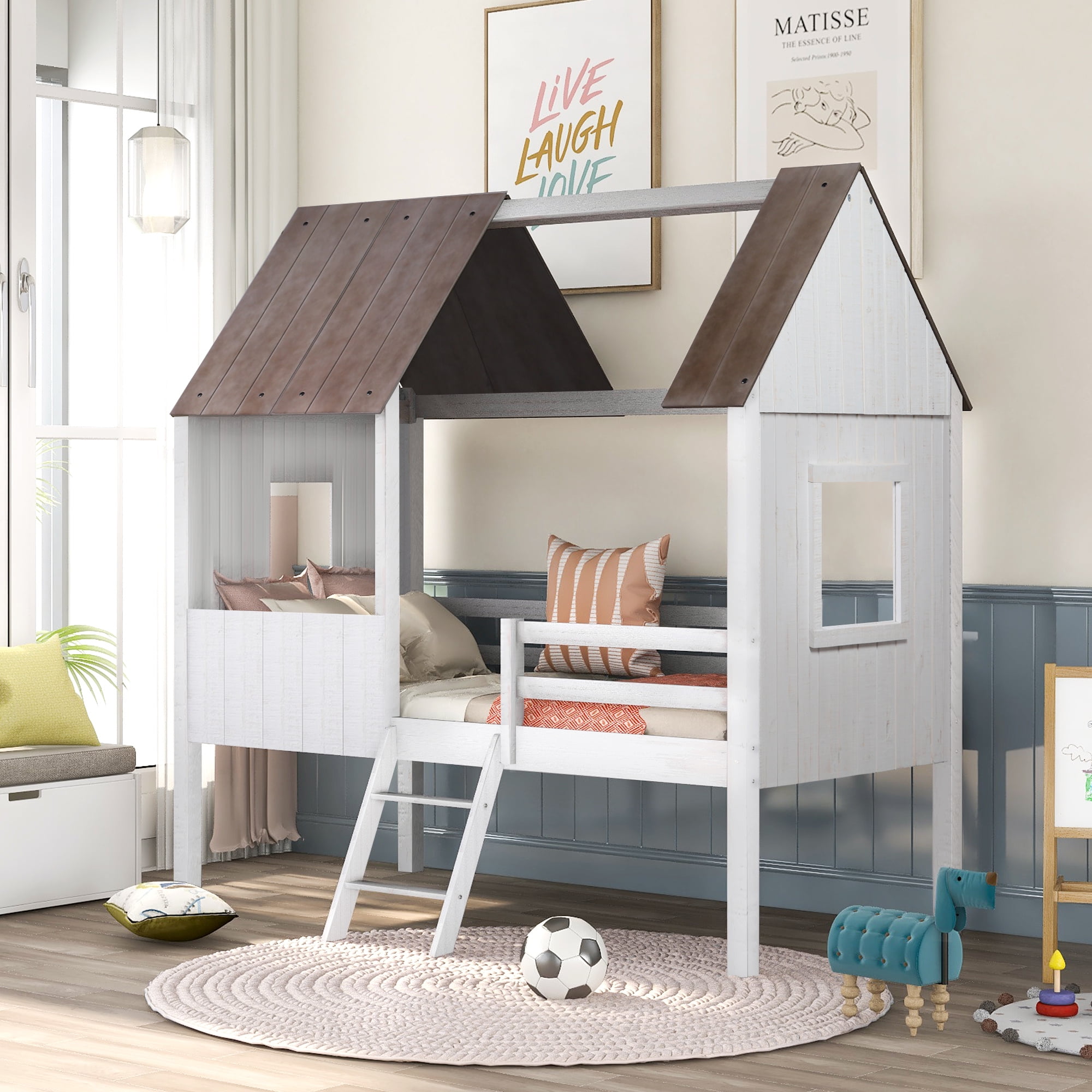 Low line loft bed online