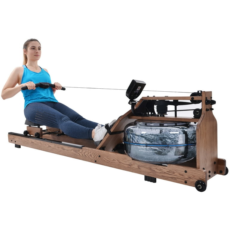 Aukfa Water Rowing Machine for Home Use Aukfa Oak Wood Rower