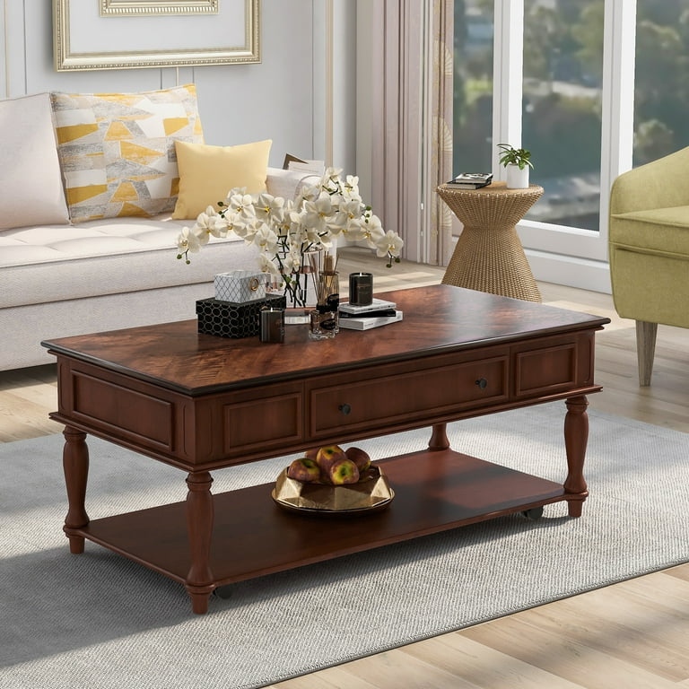 Walmart espresso coffee table deals