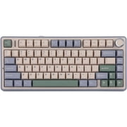 Aula F75 75% Tri-Mode Wireless Mechanical Gaming Keyboard, Hot Swappable, RGB Backlit, Bluetooth/2.4GHz/USB-C, Knob Control, Green