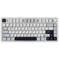 thumbnail interactive-video image 1 of Aula F75 75% Wireless Mechanical Gaming Keyboard, Hot Swappable, RGB Backlit, Bluetooth/2.4GHz/USB-C, Knob Control, Light Blue, 1 of 11