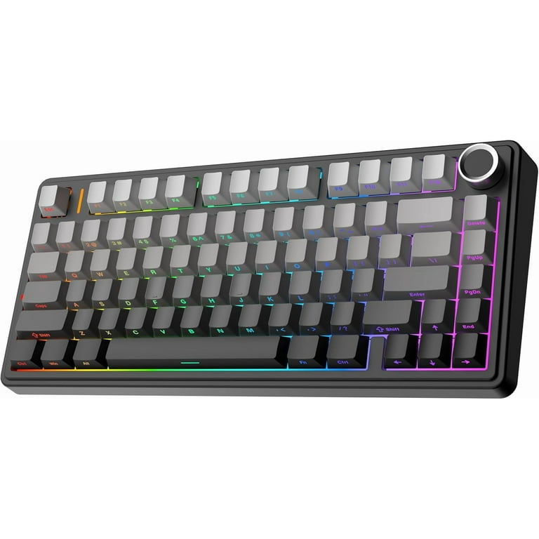 AULA F75 Wireless Mechanical Keyboard(Black) - Walmart.com