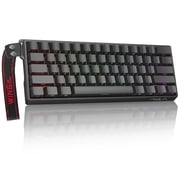 Aula WIN60 HE 60% Mechanical Gaming Keyboard, Magnetic Switch, 8000Hz Polling Rate, Adjustable Actuation Rapid Trigger Mode, RGB Hot Swappable PBT Keyboard Wired, 60 Percent Compact Design for PC