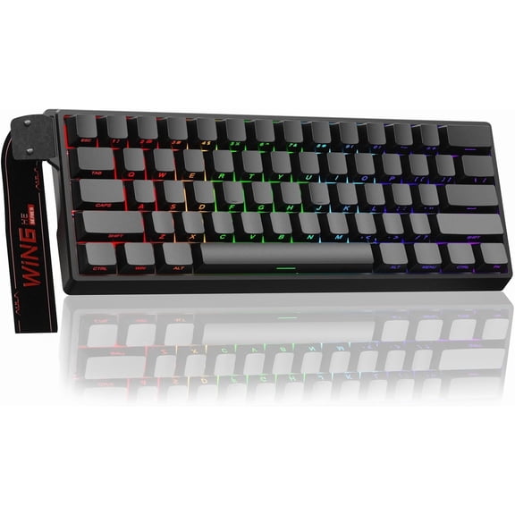 Aula WIN60 HE - 60% Mechanical Gaming Keyboard Wired, Hot Swappable, Adjustable Actuation Mode, 8000 Hz Polling Rate, Small Keyboard 60 Percent Compact Design for PC