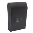 thumbnail image 1 of AuldHome Design Enamelware Lint Holder Bin (Black); Modern Farmhouse Laundry Room Decor, 1 of 8