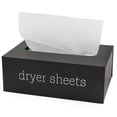 thumbnail image 1 of AuldHome Design Farmhouse Dryer Sheet Dispenser (Black); Countertop Enamelware Fabric Softener Sheet Holder for Laundry Room, 1 of 8