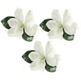 thumbnail image 1 of AuldHome Design Magnolia Floral Picks (3-Pack, White); Artificial Magnolia Greenery Flowers for Christmas and Seasonal Decor, 1 of 9