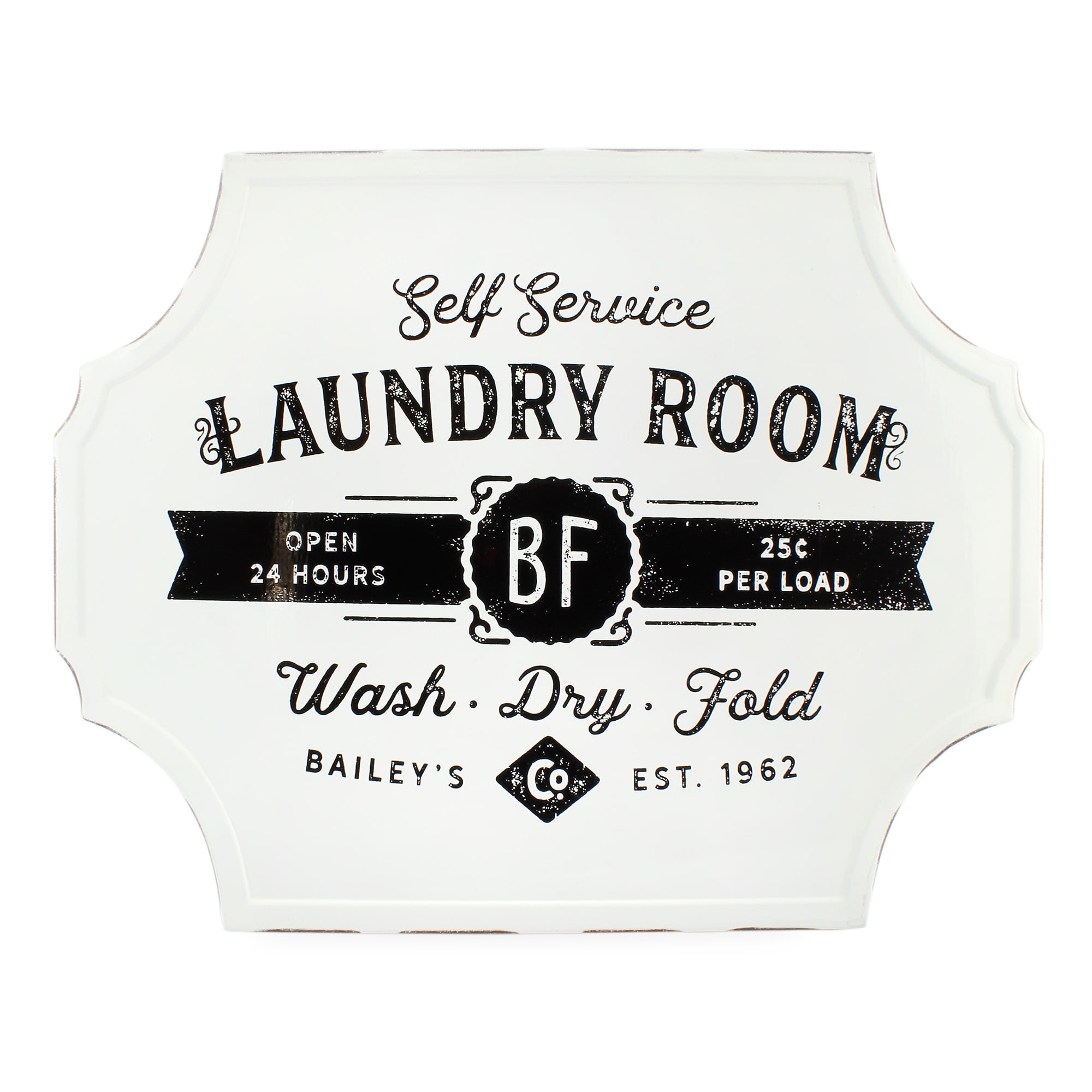 Photo inspiration: Picture Idea: Auldhome Design Rustic Laundry Room Sign Vintage Farmhouse Style Metal