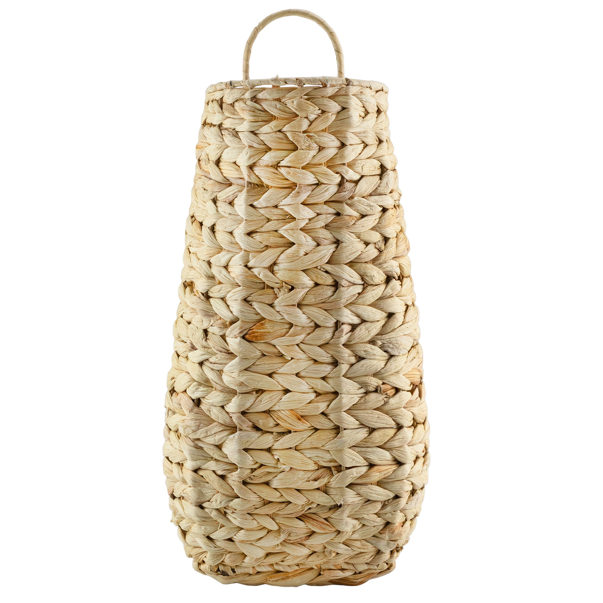 Natural Rattan Oval Hanging Storage Basket
