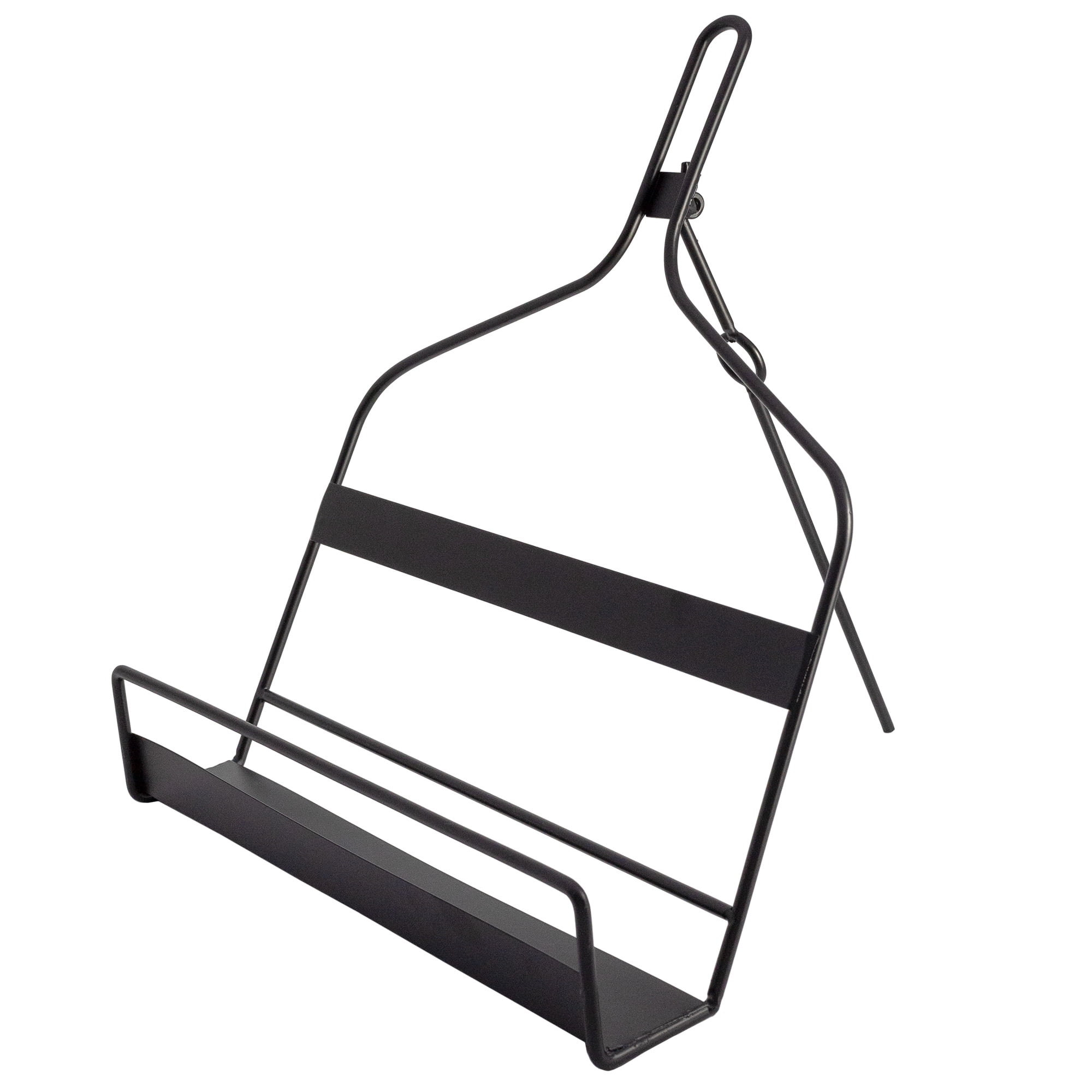 AuldHome Design Rustic Black Metal Cookbook Stand; Vintage Recipe Holder for Cooking and Baking - Walmart.com