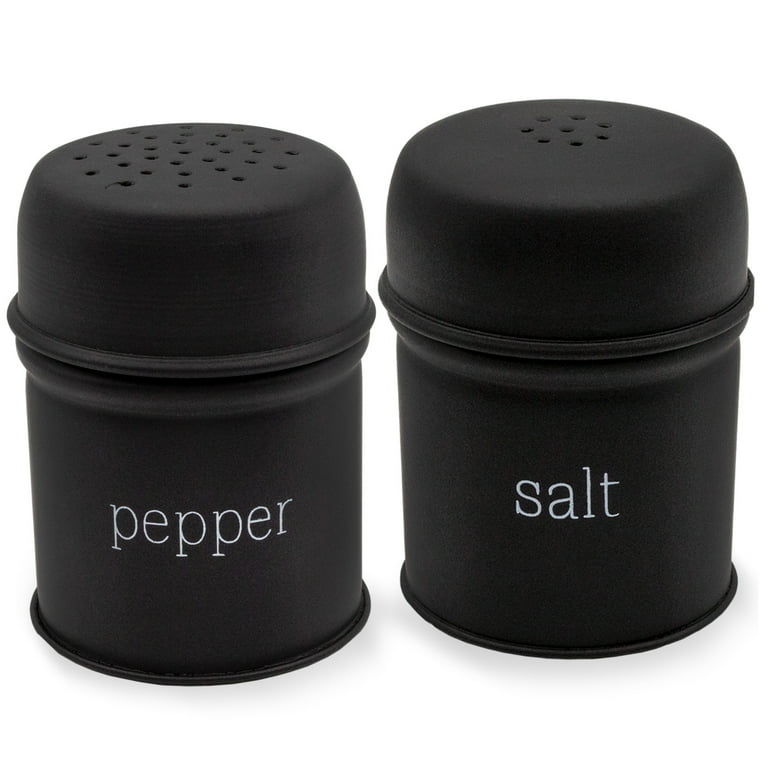 ENAMEL SALT & PEPPER GRINDER SET